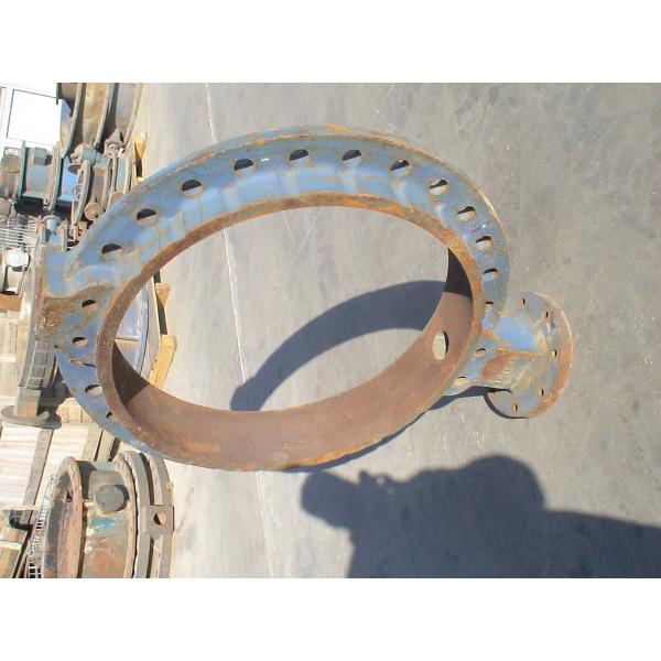 Large Double Flanged Butterfly Valve / Water Butterfly Control Valve