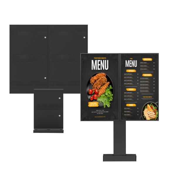 Outdoor Waterproof Drive Thru Digital Menu Board LCD Display For Restaurant Advertising