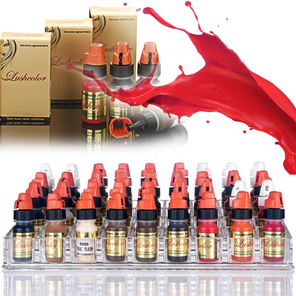 Semi Cream Lushcolor Micro Pigments Pure Plant Permanent Makeup Tattoo Ink