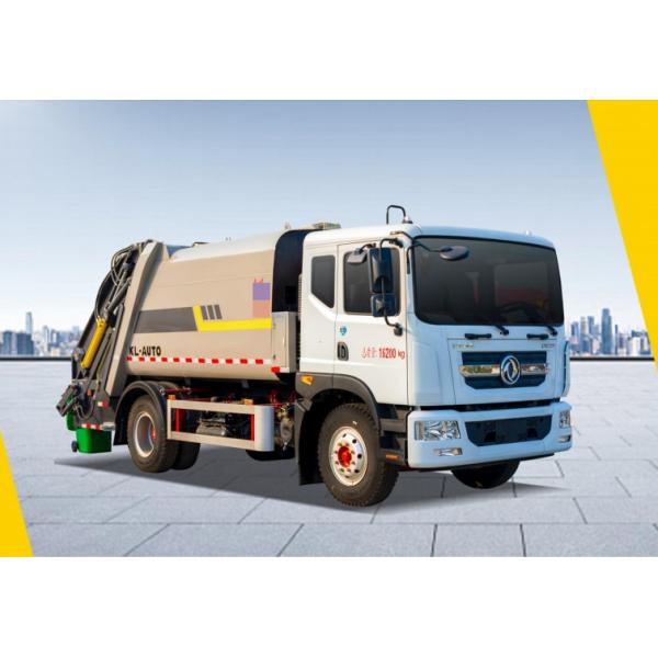 Dongfeng 13-Square Compressed Garbage Dump Truck Rear Drive Diesel 4 × 2 Manual