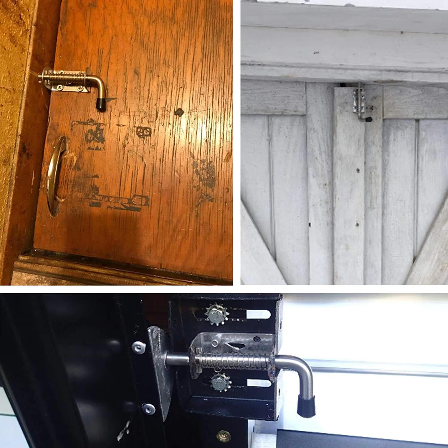 Hot Sale Galvanized Spring Loaded Latch Pin Barrel Bolt Brushed Finished Door Lock Free Sample