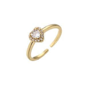 14K Gold Open Adjustable Ring