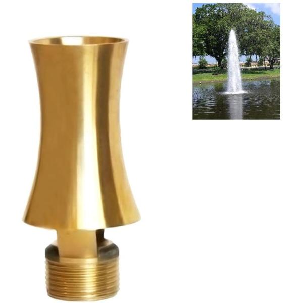 Buy 12m3/H Yellow Brass  Ice Tower Water Fountain Spray Heads at wholesale prices