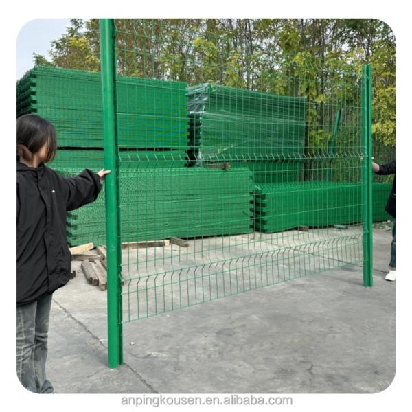 Modern Stylish Decorative Fence Panels with Polymer Fencing and 5mm Wire