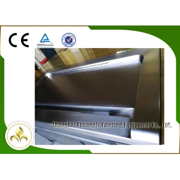 10 Seats SS Smoke Down Exhaustion Rectangle Electric Teppanyaki Table Grill