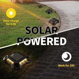 Bule/Cold White Solar Led Light Powered by 1.2V/600MAH Ni-Mh Battery