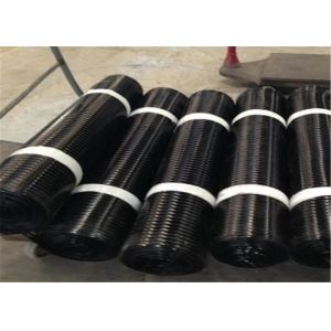 Reinforcement Roadbed Black High Density Uniaxial Plastic Geogrid