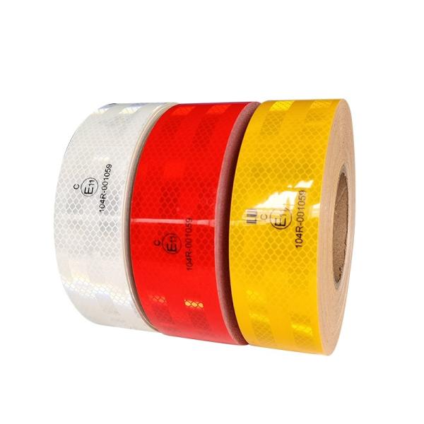 Hi Vis Reflective Safety Stickers Waterproof ECE 104r Reflective Tape For Car Vehicles