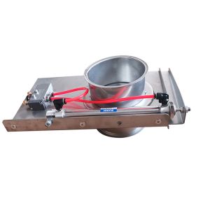 125mm Dust Collection Gates Stainless Steel 304 Pneumatic