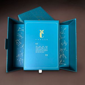 Customized Skin Care Luxury Gift Paper Box for Special Double Door Cosmetic