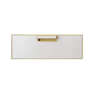 Luxury Wardrobe Cabinet Drawer Front Replacement With Gold Handles