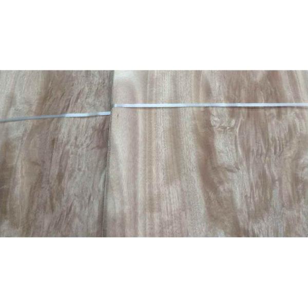 Natural Okoume Wood Veneer Specially Crotch Grain Slip Match Service For Hotel Decoration
