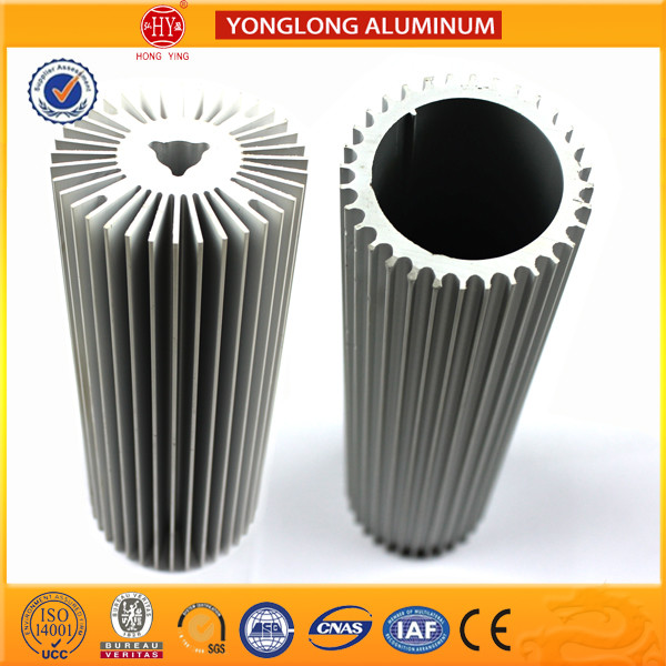 Sealing Properties Aluminum Heatsink Extrusion Profiles Lightweight Waterproof