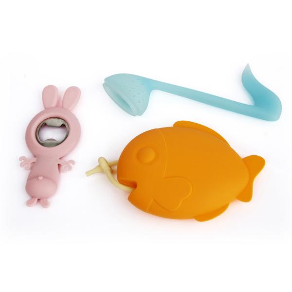Animal Shape Silicone Children Toys Injection Moulding Services OEM / ODM