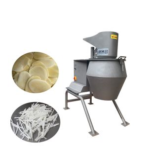3T / Hour Potato Chips Slicing Machine Potato Sticks Cutting Equipment