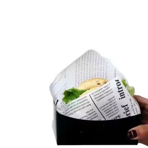 Customized Printing Paper Burger Chicken Box Disposable Fast Food Takeaway