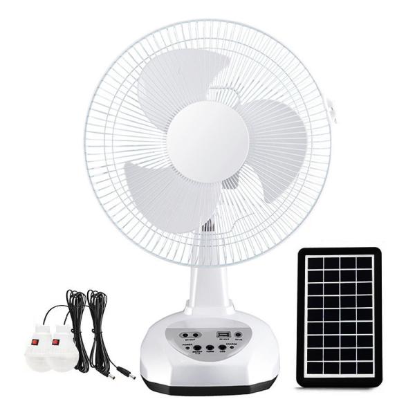 Dimensions L x W x H 43cm * 27cm * 33.5cm 12 Inch Solar Fan With Battery And LED