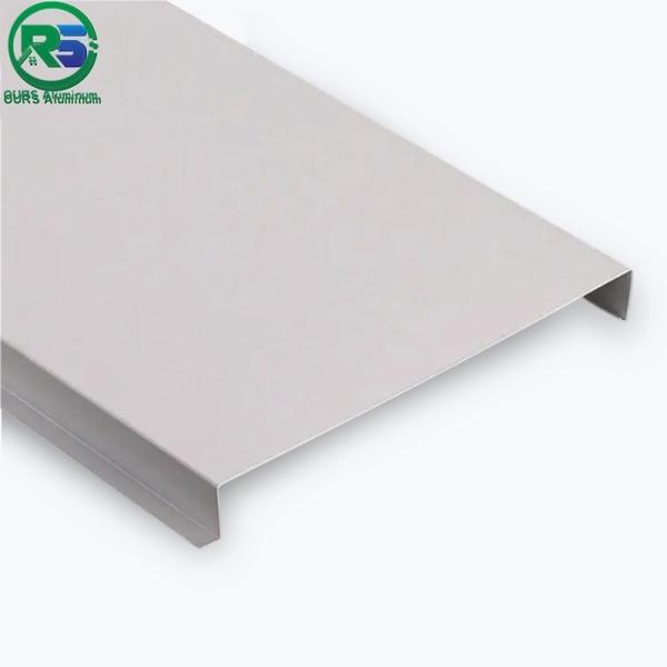 Buy Suspended Beveled Aluminum Strip Ceiling Rectangle Strip Metal Ceiling Panel at wholesale prices