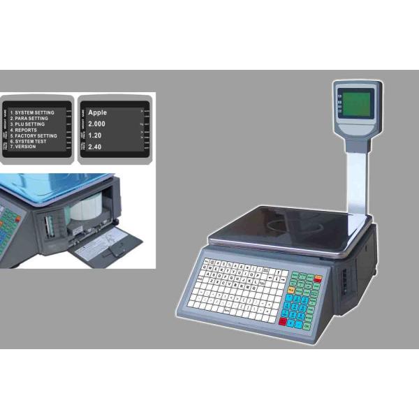 Electronic Digital Weighing Scale With Label Printing, LCD Display Label