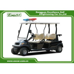 4 Seats ADC 48V 3.7KW Electric Patrol Car with caution light