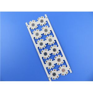 China NO Silkscreen Mirror Aluminum Base PCB 1 W/MK Thermal Conductivity on sale