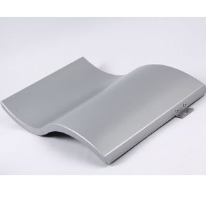 Curved Aluminum Metal Ceiling 19mm Height PVDF coating