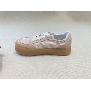 Women casual satin espadrilles sneakers with geneiun leather soft-soled and silk