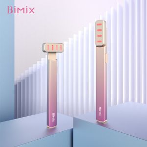 Rechargeable Vibrating Microcurrent Facial Massage Wand Red Light Therapy