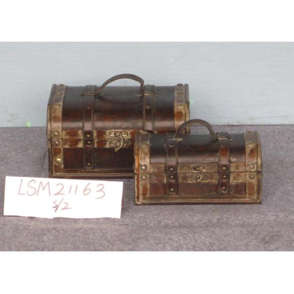 Buy Plywood Rustic Storage Suitcase at wholesale prices