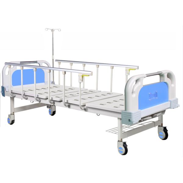 Two Crank ABS Headboard 830MM Manual Medical Bed Hospital Manual Bed Patient Bed