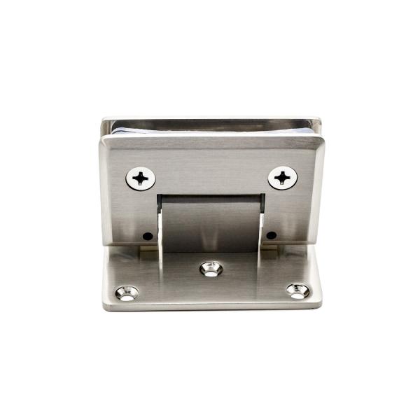 Bathroom Stainless Steel Glass Door Clip Hinge for 5-8mm Fixed Glass in Shower Room