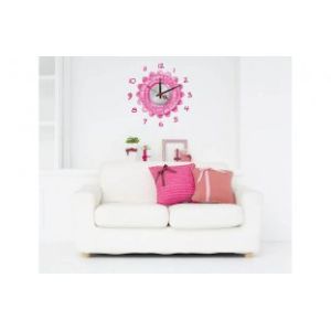 Quality Flower Vinyl Wall Decoration Sticker Clock 10A005 for sale