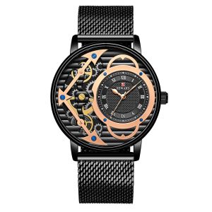 44mm Ultra Thin Waterproof Mechanical Watch Fashion Business Innovation Fall