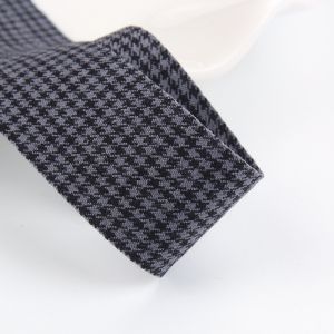 Polyester Red Houndstooth Ribbon 10mm-40mm Satin Poly Ribbon