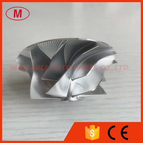K16 reverse 51.80/68.00mm 6+6 blades turbo milling/alumimun 2618 /billet compressor wheel
