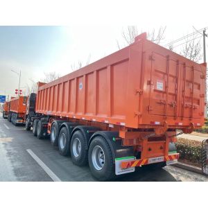 60t-70t Rear Dump Truck Transport Trailer Customization