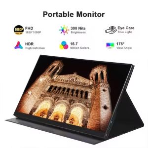 15 Inch Portable Monitor for Business/Education, IPS Panel, Wholesale Price with