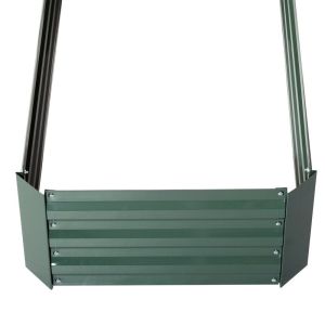 blunt edges 4ft Galvanized Steel Raised Garden Bed