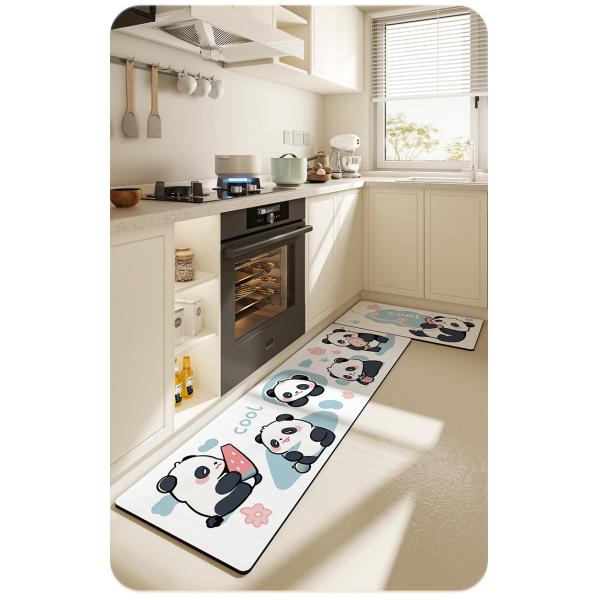 Custom Cartoon Animal Kitchen Waterproof Anti-oil Mat for Scrubbing and Fatigue Relief