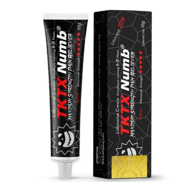 Buy Black 95% Tattoo Pain Killer Cream TKTX Anaesthetic Numb Cream at wholesale prices