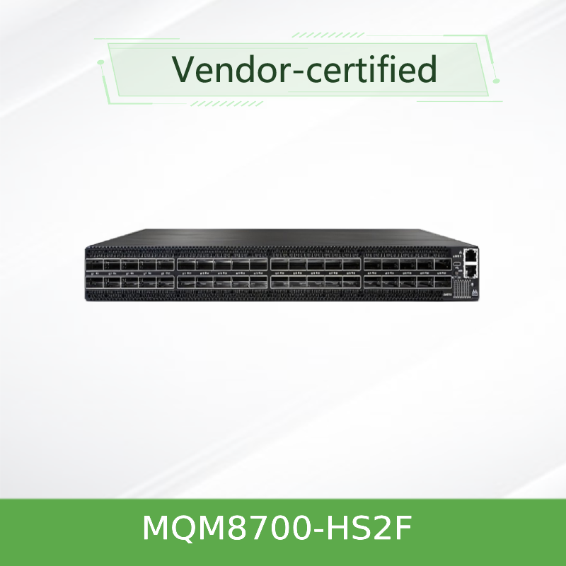 MQM8700-HS2F(920-9B110-00FH-0MD) Quantum Mellanox network Hdr Switch 40 Ports