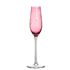 Crystal Plum Glass Gift Champagne Flue With Elements Elegant Relaxation