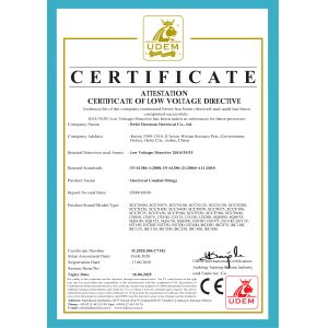 Hefei Elecman Electrical Co., Ltd. Certifications