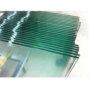 Skylight 5mm two layers laminated toughened glass , Processed Solid Bent