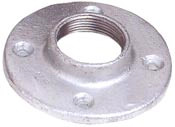 Buy cheap Galvanized malleable iron pipe fitting-round flange from wholesalers