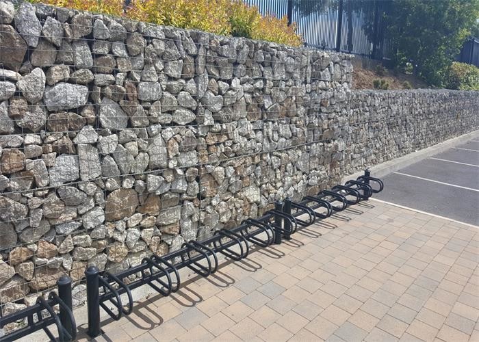 Quality 2*1*1m 8*10cm Mesh Size Gabion Wall Basket Zinc Coating 270g for sale
