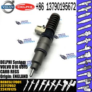 ISO Diesel DELPHI Fuel Injector 22479125 BEBE5L17001 BEBE5L17101 22717952