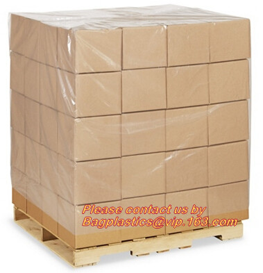 Plastic flat bottom vinyl cover /plastic poly pallet cover, Big square bottom