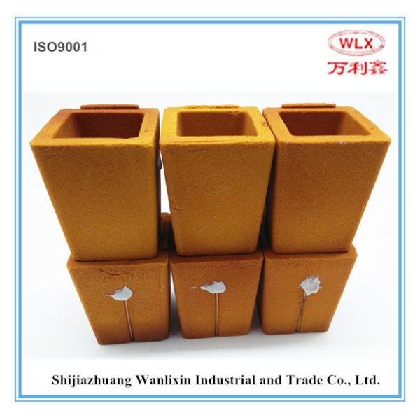 EXPENDABLE CARBON SAMPLING CUPS to Get Samples to validate with your temperature measurement process