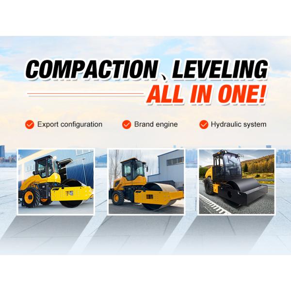 Made in China Mini 8 Ton Road Roller Single Drum Vibratory Compactor